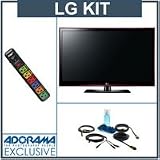 LG 47LE5500 47 inch Class 1080p LED Plus LCD TV,, with Accessory Kit (2 HDMI Cables, 1 RGB Cable, 1 Audio Cable, Plasma / LCD Clean Kit, Monster 6 Outlet Surge Protection)