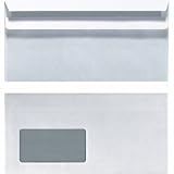 Produkt-Bild: Herlitz Briefumschl&auml;ge DINlang mit Fenster selbstklebend wei&szlig; VE=100 St&uuml;ck