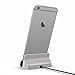 iPhone Charging Dock Kit by La Zuzzi, (Silver), Includes Adapter & Lightning Cable, Docking Station For iPhone 7/7 Plus, iPhone 6/6S/6 Plus, iPhone 5/5S, iPod Touch 5, Apple Accessories Collection!