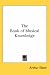 Books : The Book of Musical Knowledge