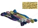 DMC METALLIC PEARL COTTON SKEINS SIZE 5 - 27.3 YARDS-GOLD