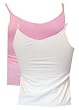 Calvin Klein Girls Pink and White 2 Pack Camisoles for girls