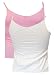 Calvin Klein Girls Pink and White 2 Pack Camisoles for girls