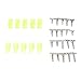 Dilwe 5 Pairs Mini Male Female Tamiya Plug Connector for Aircraft RC NiMH Planes and Tyco Cars