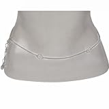Belly Waist Chain Sterling Silver Length 33 Inches