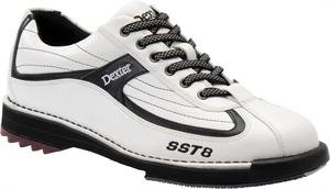 Dexter Mens SST 8 White/Black Bowling Shoe