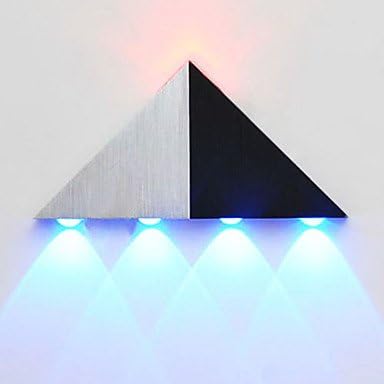 CC 5W Modern Led Wall Light with Chic Aluminium Triangle UFO Style Interlacing Ray of Light(BBBY) , Purple