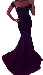 Sexy Cotton/Polyester/Spandex Mermaid Off the Shoulder Sleeveless Sweetheart Evening Dress/Party Dress 