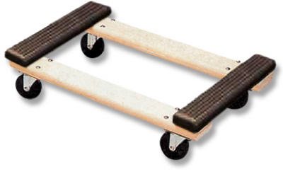 Pioneer Packaging 18X30 Rubb 4Whl Dolly Fd1830hdr Dollies/Furniture Pads