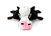 Fetch Pet Products Topsy Turvies Dog Toy - Plush Squeak Toy for Dogs - Cow/Beaver