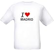 I LOVE MADRID - City-series - White T-shirt