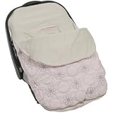 JJ Cole Embroidered LITE Bundle Me INFANT Bunting Bag 2006 Pink
