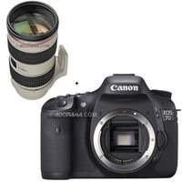 Canon EOS-7D Digital SLR Camera with EF 70-200mm f/2.8L IS II USM