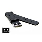 24mm MODENA Panerai style Italian Rubber watch band