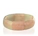 Pink Quartz Wide Gemstone Stretchable Bracelet