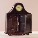 Cabinets And Curios Wood Mantel Clock Cabinet