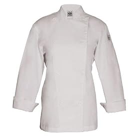 Chef Revival Ladies Knife and Steel Traditional Jacket Poly-Cotton - Small by Chef Revival