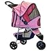 Pink Pampered Pet Stroller & Jogger for Small Dogs and Cats