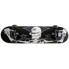 Krown Pro Black Skeleton Logo Komplett Skateboard 7.75"