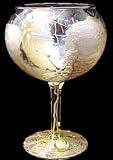 Angel Wings Design - Hand Painted - Grande Goblet - 17.5 oz.