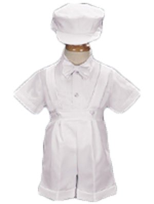 Made in America - Lito - 4 Piece- Suit Short Set W/shirt, Tie, Hat & Suspenders