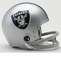 Oakland Raiders NFL Mini Replica Throwback Helmet