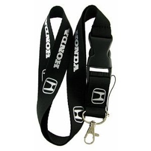 Honda Keychain Lanyard (Black Honda ) (Black) Honda Keychain Lanyard (Black Honda ) (Black)
