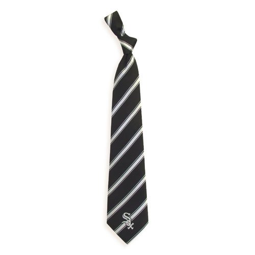 Chicago White Sox MLB Woven 1 Mens Tie (100% Polyester)
