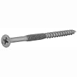 5# 8x2-1/2" Gray Dual-thread Wood Screw