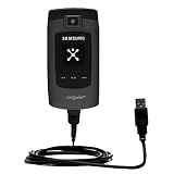 Classic Straight USB Cable for the Samsung SYNC SGH-A707 with Power Hot Sync and Charge capabilities - Gomadic Brand w/ TipExchange Technology
