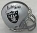 Marcus Allen Autographed/Hand signed Oakland Raiders Mini Helmet with HOF 03 Inscription