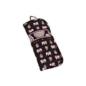Vera Bradley Pink Elephant Soft Eyeglass Case