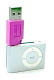 Pink - iPod Shuffle 2nd Generation USB Charger Adapter