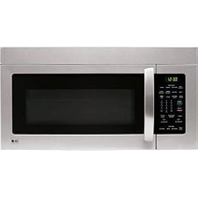 LG LMV1680ST SS 1.6 cu. ft. stainless-steel over-the-range microwave