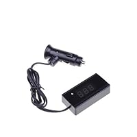 BestDealUSA Electric LED Digital Auto Car Vehicle Volt Meter Voltage Gauge 12V/24V