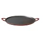 Mario Batali 14 Inch Cast Iron Pizza Pan and Griddle, Chianti
