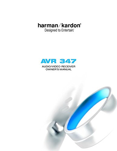 Harman Kardon AVR-347 AV Receiver Owners Manual