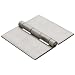 Stainless Steel 304 Surface Mount Butt Hinge without Hole, 2B Mill Finish, 0.120" Leaf Thickness, 4" Open Width, 1/4" Pin Diameter, 4" Long, Non-Removable Pin (Pack 1)