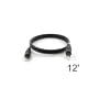 12 FT Digital Audio Optical TOSLink Cable Optic 12ft