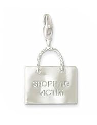 Jewelry Locker Sterling Silver "Shopping Victim" Charm