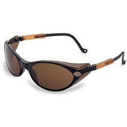 Harley Davidson Safety Glasses Black Frames, Espresso Lens, Lot of 12, #HD102