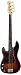 Fender 0193620700 American Standard Precision Bass Left Handed Guitar - Rosewood Fingerboard - 3-Color Sunburst
