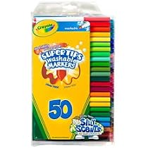 Crayola 50ct Washable Super Tips with Silly Scents