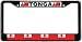 Tonga Tongan Flag Black License Plate Frame Metal Holder