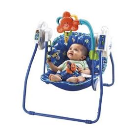 Fisher Price Linkadoos Travel Swing with Toy