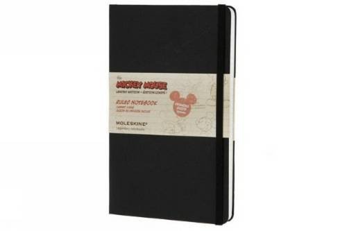 Moleskine Mickey Mouse Limited Edition Notebook, Large, Ruled, Black, Hard Cover (5 x 8.25) (Limited Editions)