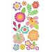 Sticko Tropical Flowers Stickers