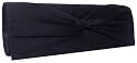 Satin Clutch Abendtasche, blau