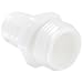 Thogus Nylon Tube & Hose Fitting, Adapter, White, 3/4" GHT Male x Barbed (Pack of 10)