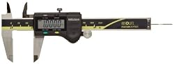 Mitutoyo 500-170-20, Digimatic Digital Caliper, 0 - 4"/100mm, .0005"/0.01mm, with SPC Output, with Round Depth Rod